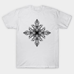 Single Geometric Snowflake T-Shirt